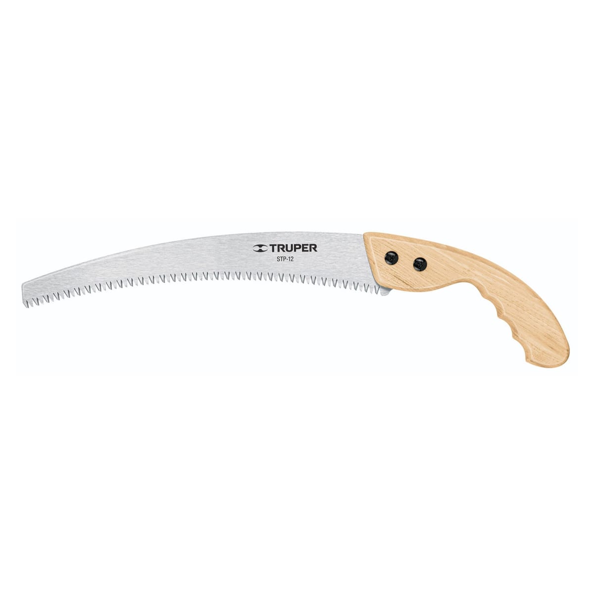 Serrucho de poda 12'' hoja curva mango de madera1