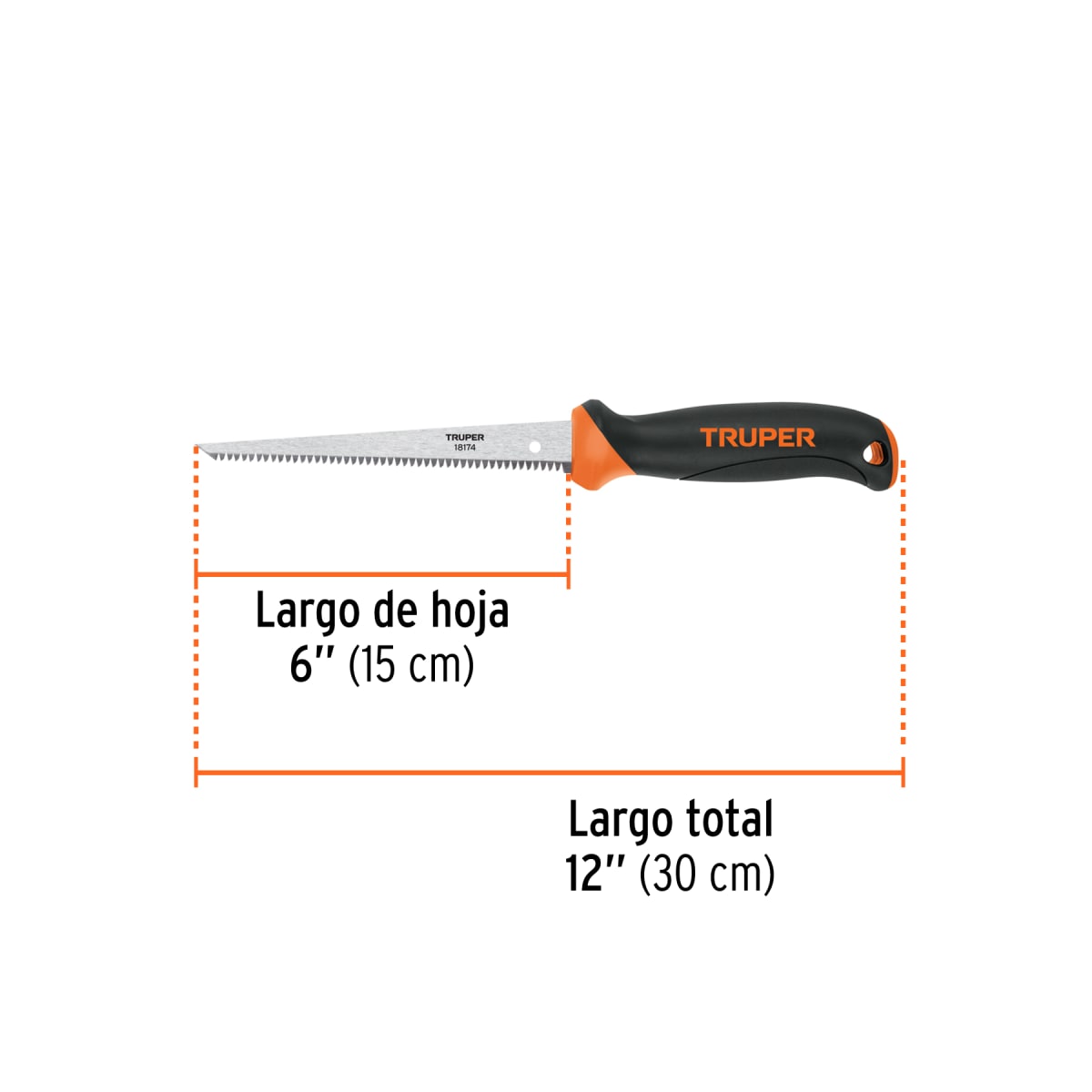 Serrucho de 6´´ para plafón y muros de yeso, Truper3