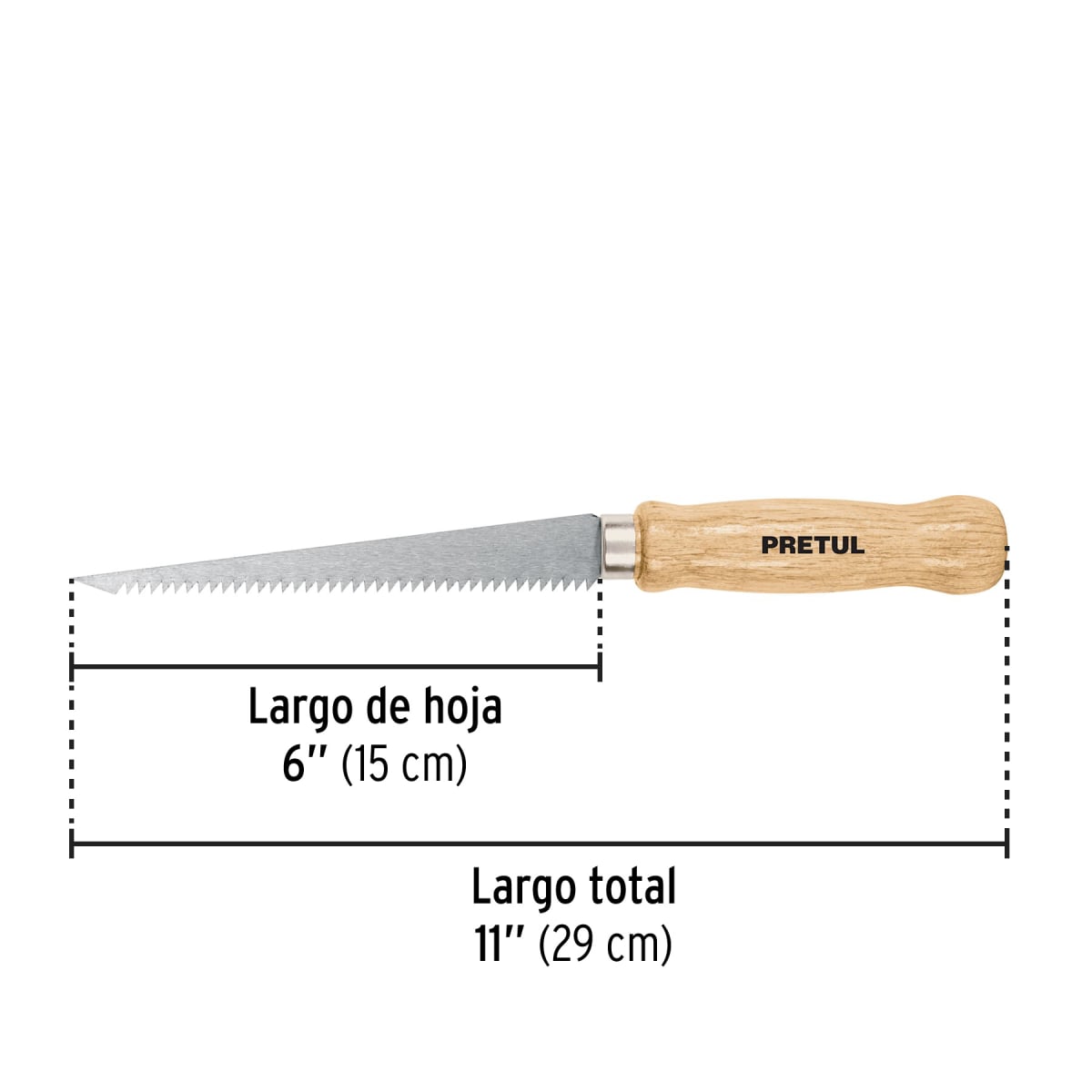 Serrucho para drywall muros de yeso Pretul3