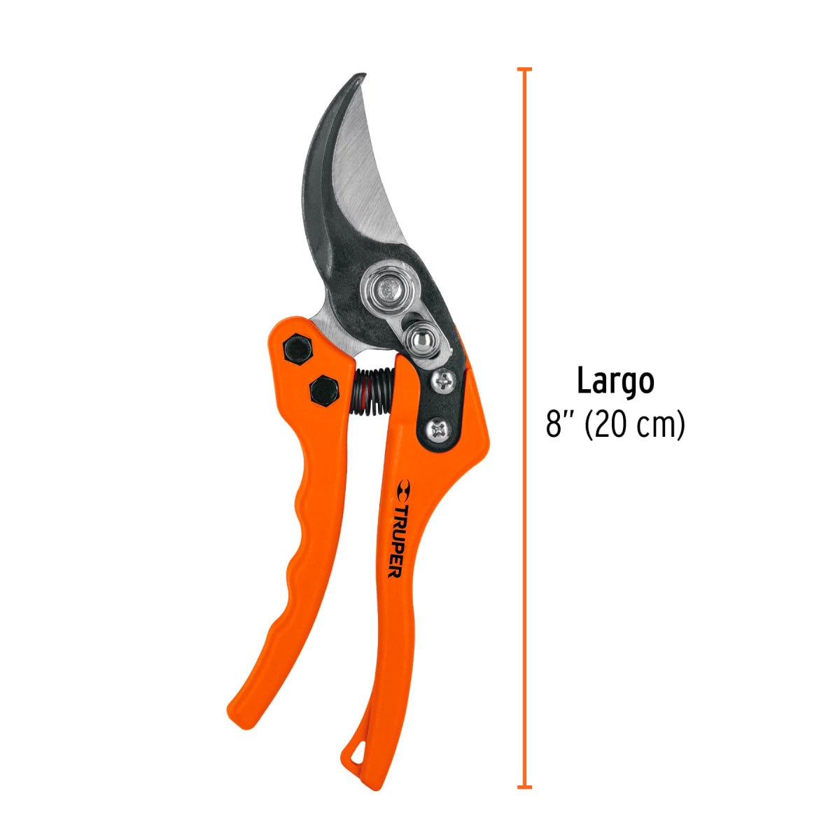 Tijera para poda 8'' de acero con cuchillas acero sk5 Truper2