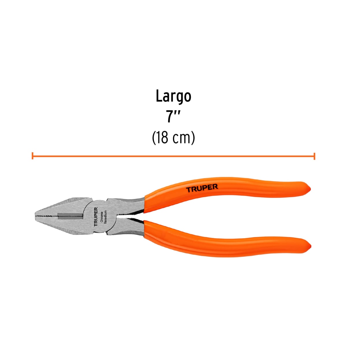 Alicate universal 7´´ mango de PVC, Truper3