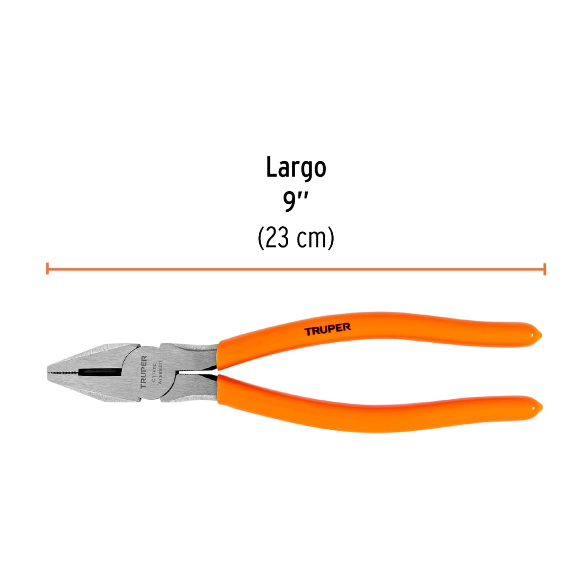 Alicate universal 9'' mango de pvc Truper3