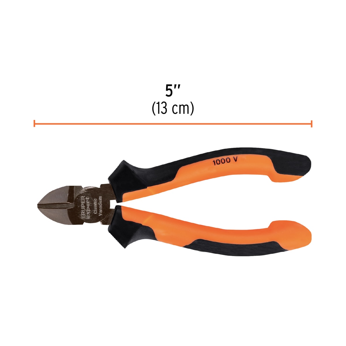 T202-5X Pinza corte diagonal 5´´ alta palanca, Comfort Grip, Expert Truper3