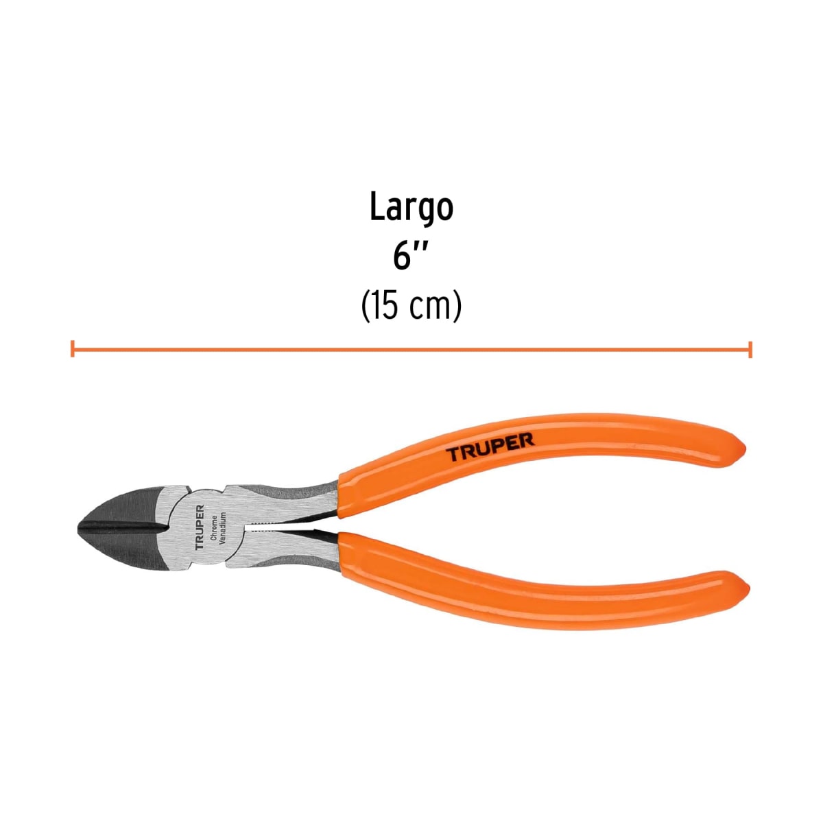Alicate de corte diagonal 6´´ mango de PVC, Truper3