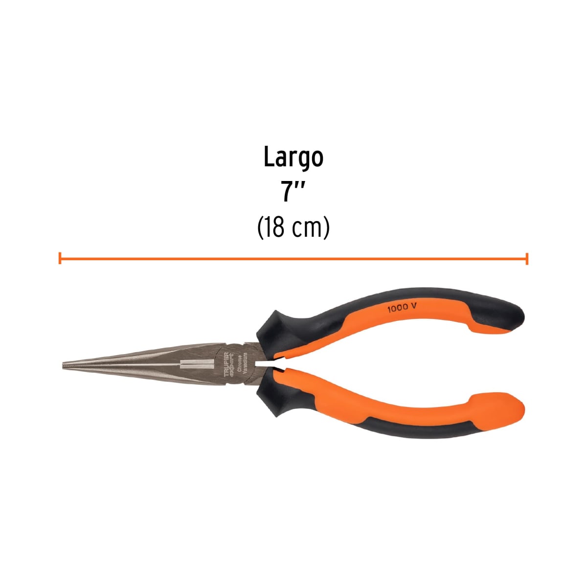 Alicate de punta y corte 7'' mango comfort grip expert  Truper3