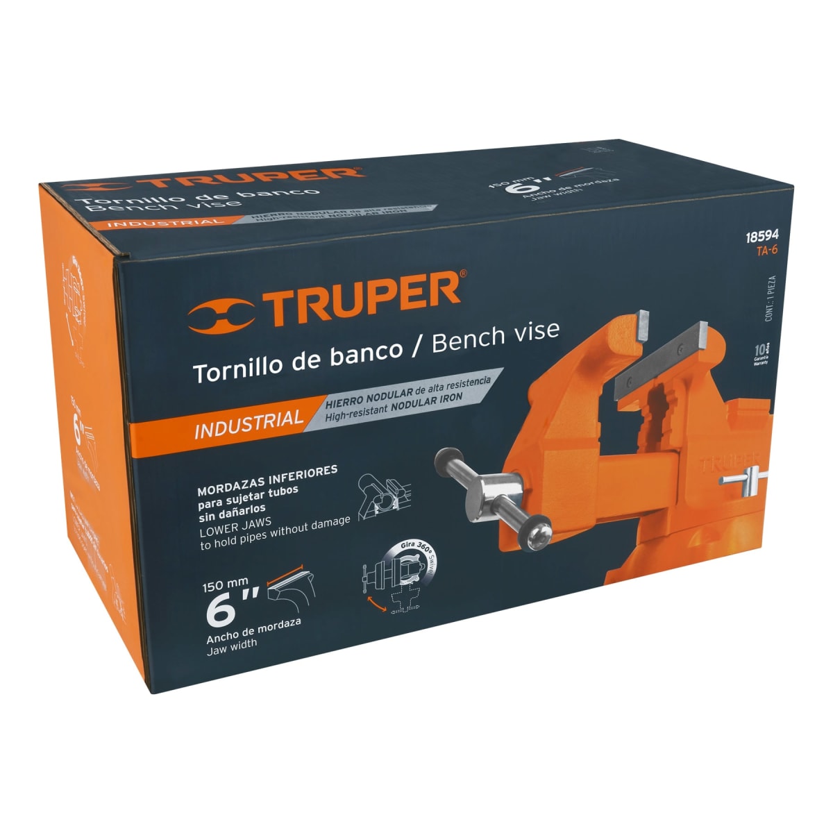Tornillo de Banco Industrial 6 Truper5
