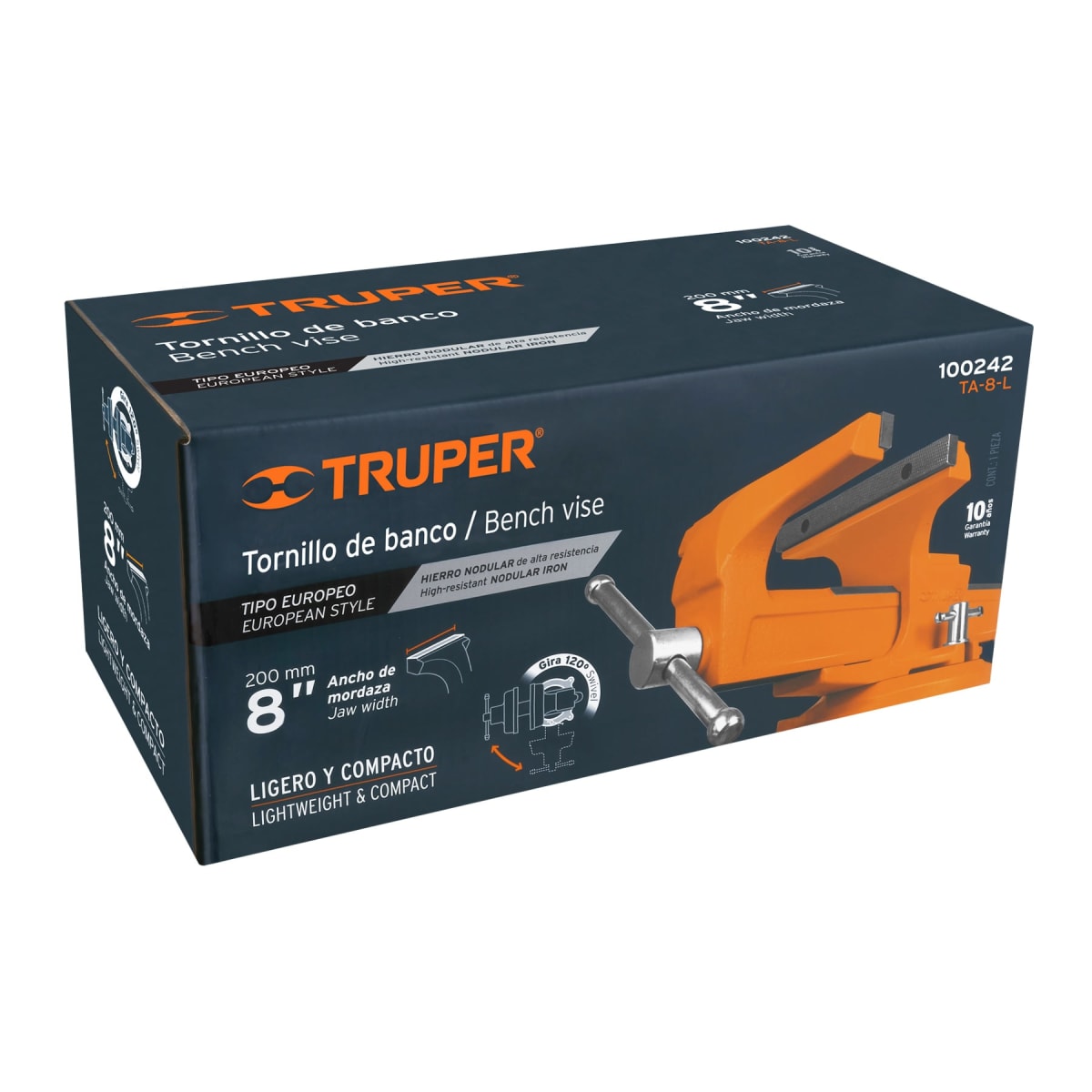 Tornillo de Banco Tipo Europeo 8