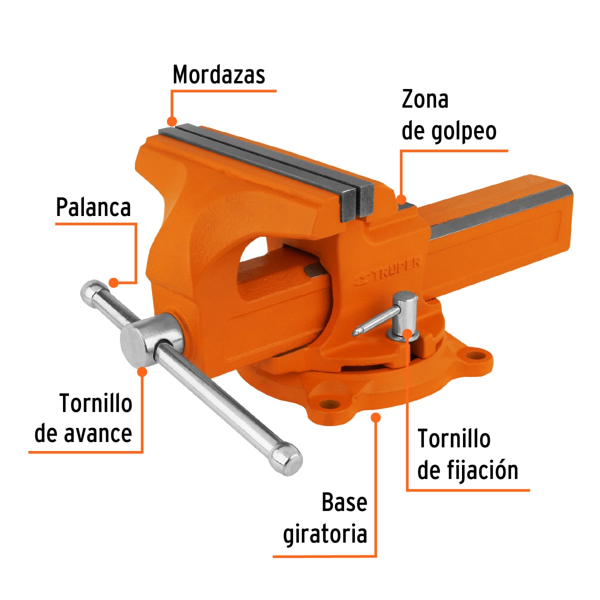 Tornillo de Banco Tipo Europeo 8