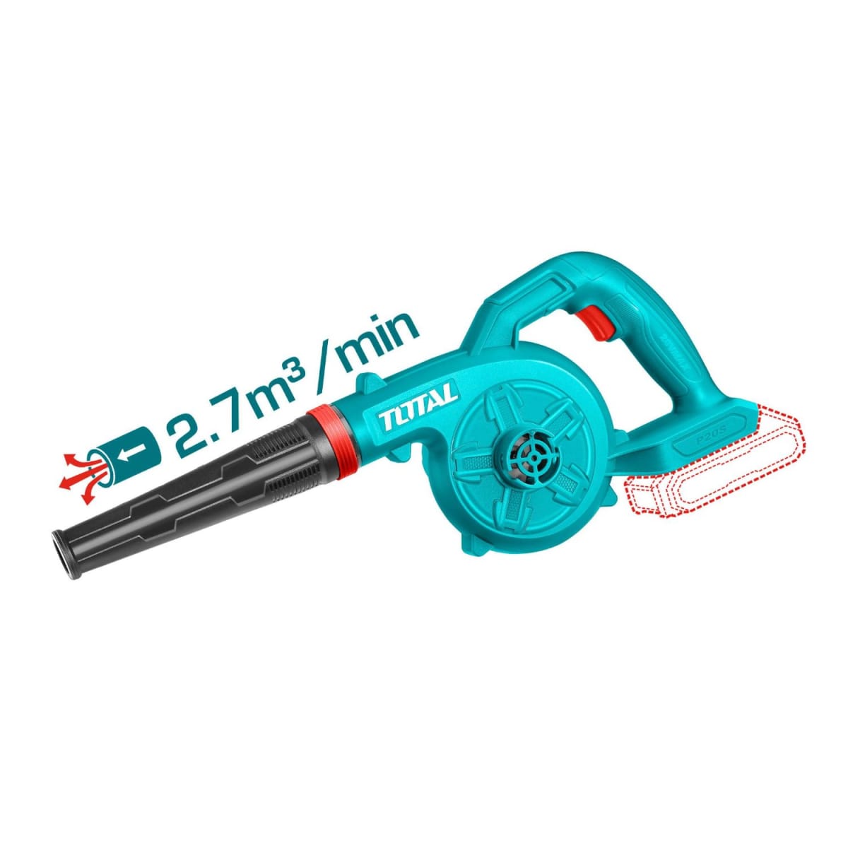 Sopladora inalámbrica 20v Total3