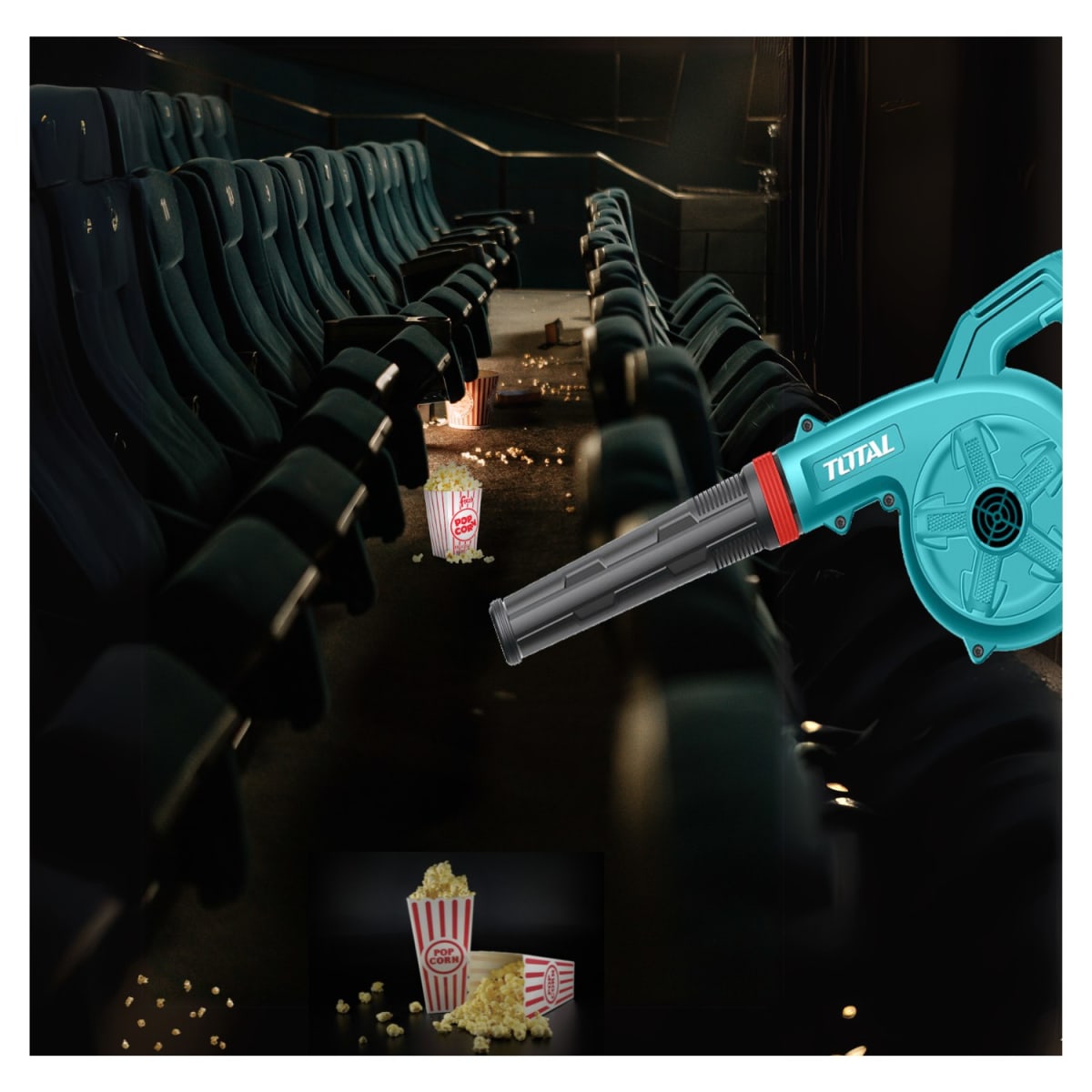 Sopladora 20V con 1 batería y cargador Total4