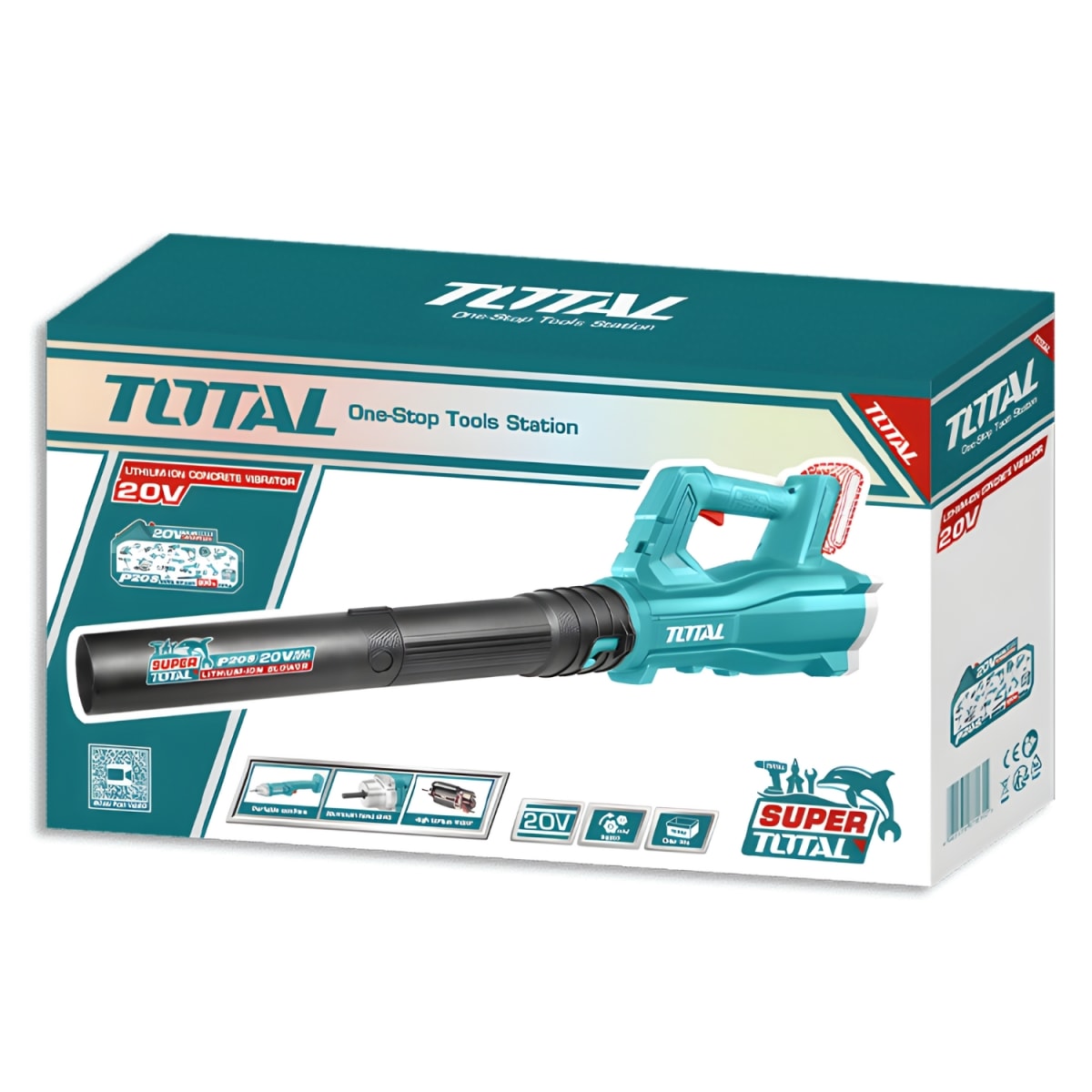 Soplador Inalámbrico 20V sin bateria Total4