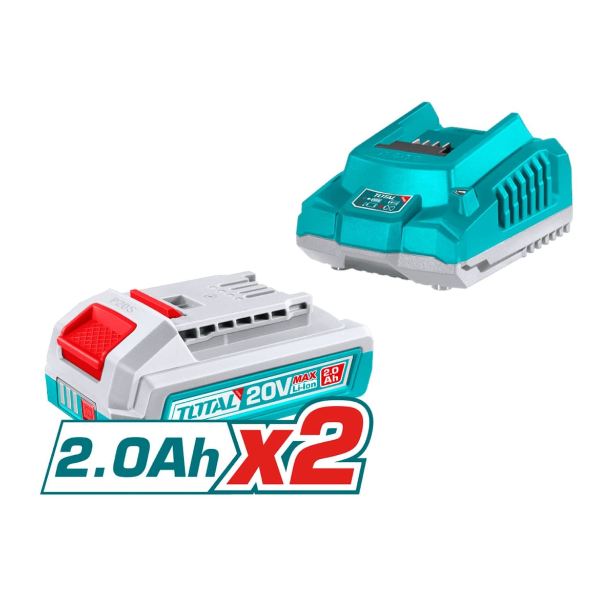 Sopladora Inalambrica + 2 baterias y cargador 20v TOTAL4