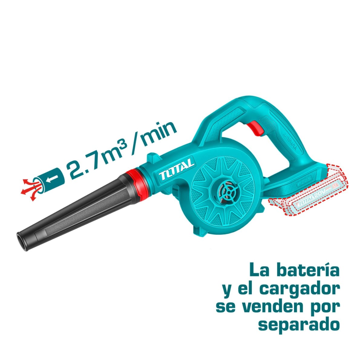 Sopladora 20V pesada Total2