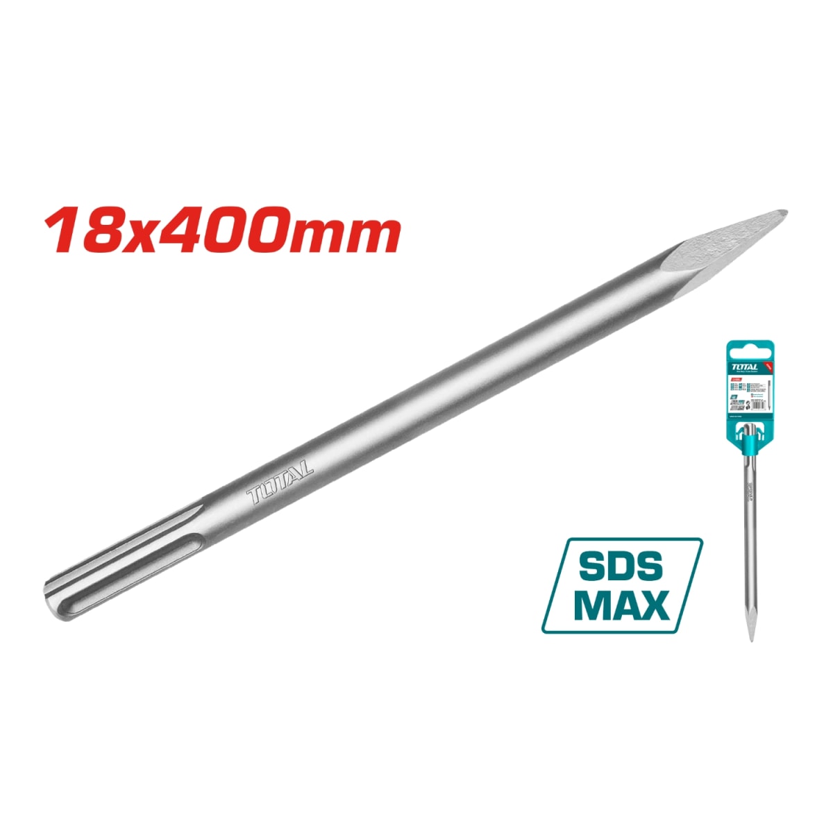 Cincel SDS MAX Punta 18x400mm Total2