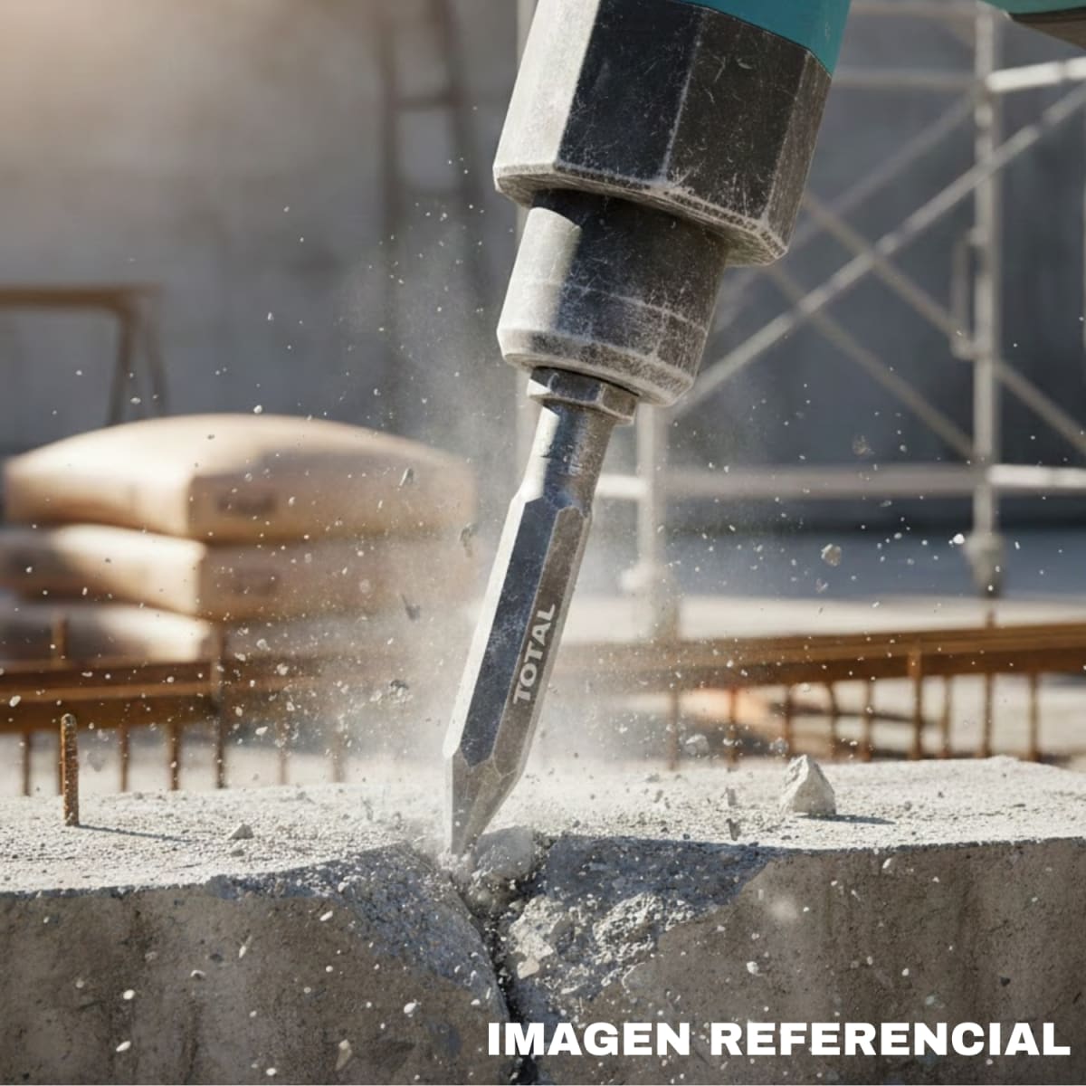 Cincel SDS Hex Punta 28x520mm Total4