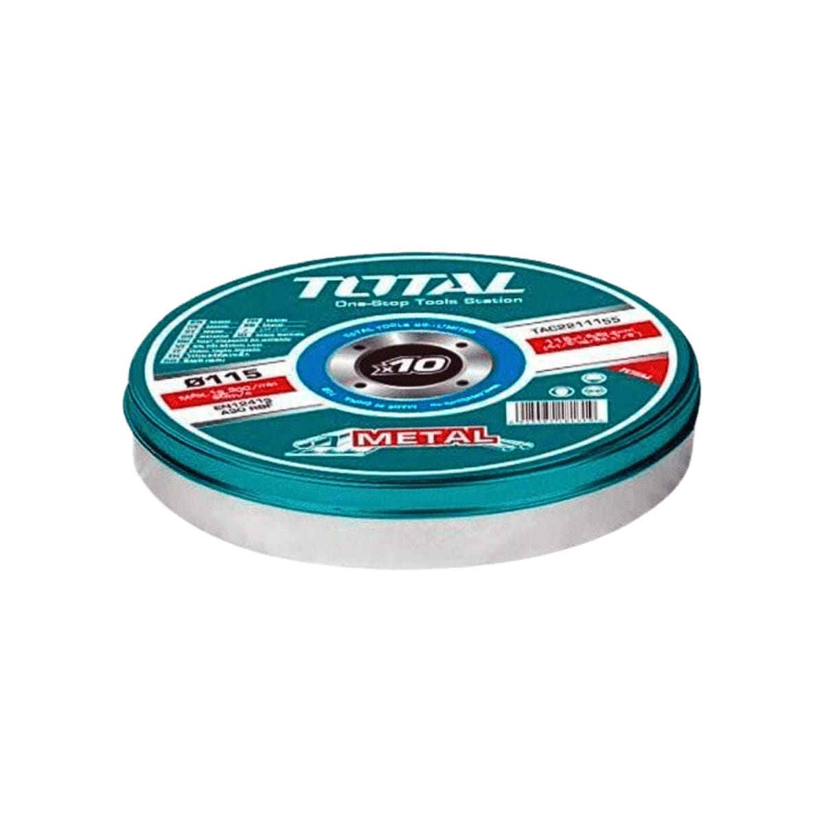 DISCO CORTE METAL ACERO 4 1/2'' X10 unidades Total5