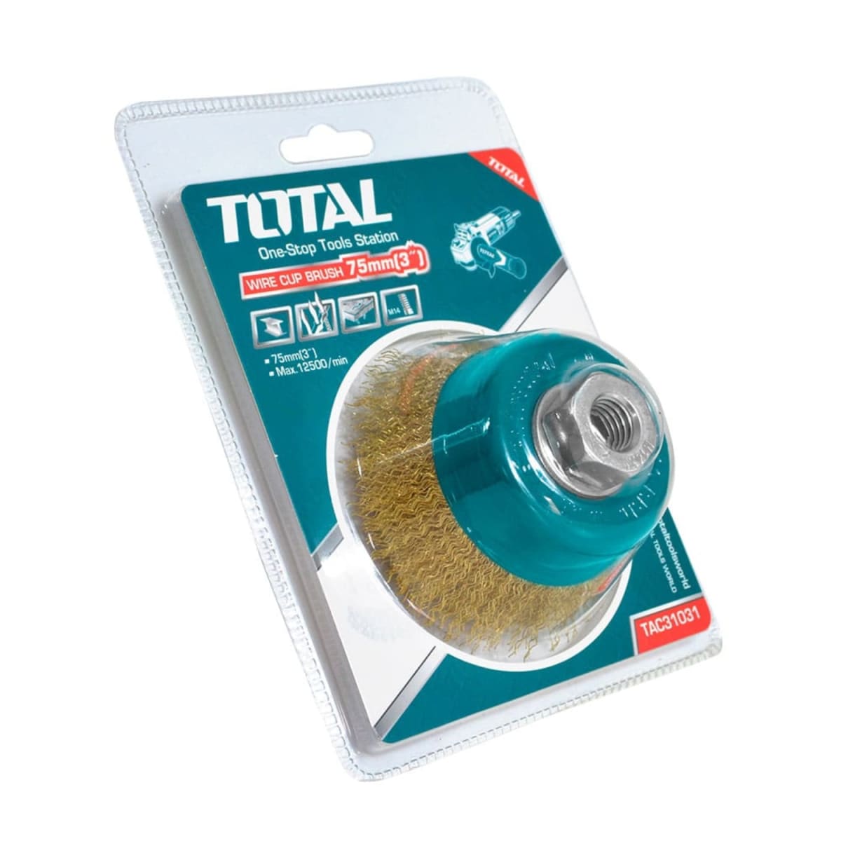 Cepillo de Copa 75mm 3'' Total3