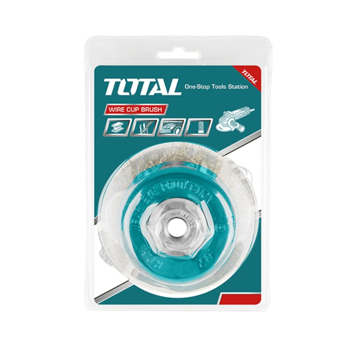 Cepillo de Copa 100mm 4'' Total3