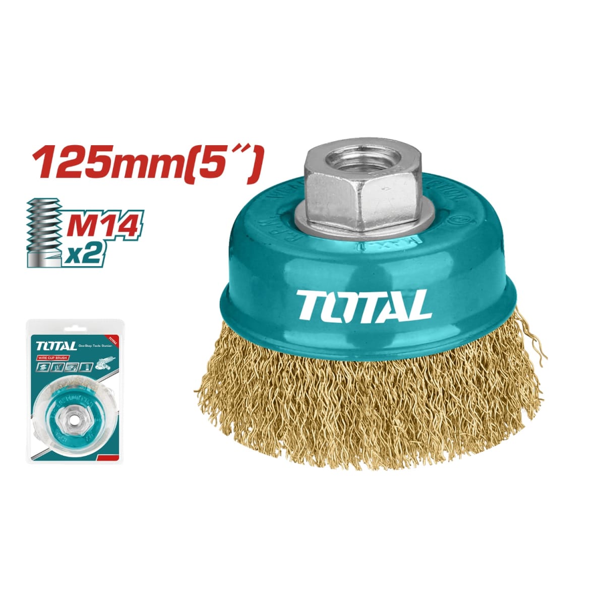 Cepillo de Copa 125mm 5'' Total2