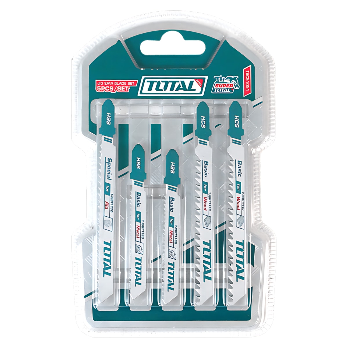 Cuchillas para Caladora (madera y metal) 5pcs 100mm 4pcs Madera Total3