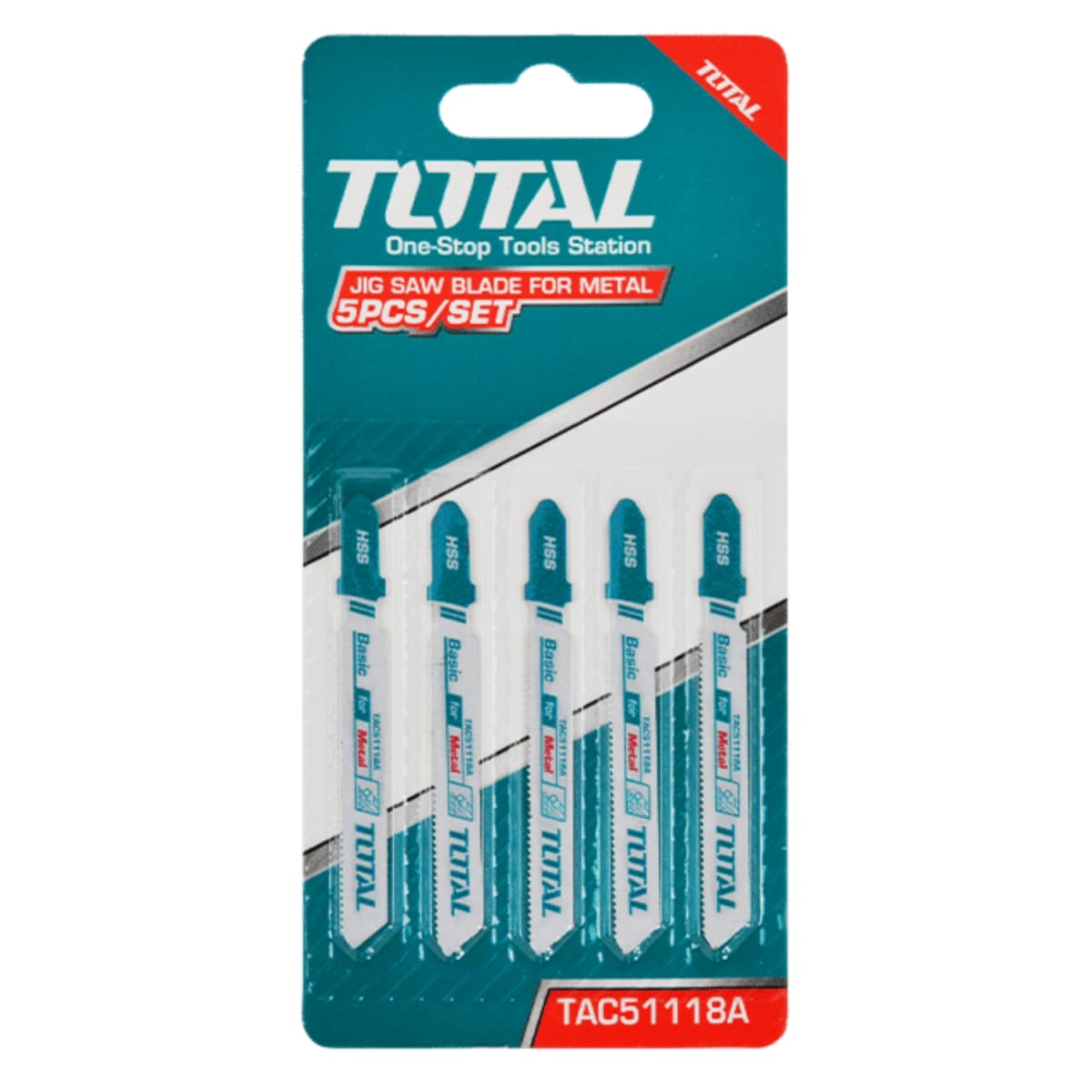 Set de Cuchillas para Caladora 50mm 5pcs Total3