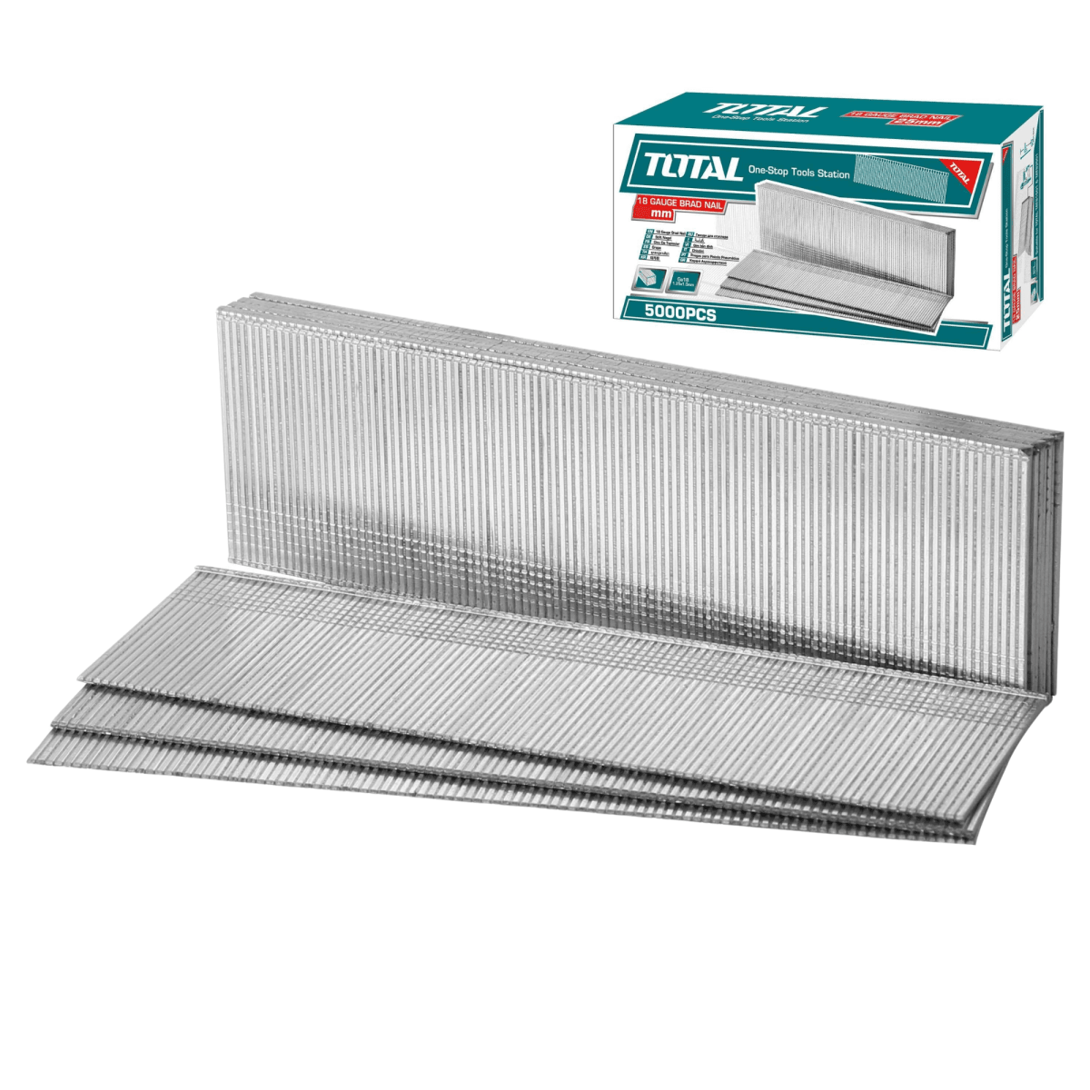 Clavos para clavadora neumática 20mm 5000 piezas Total1