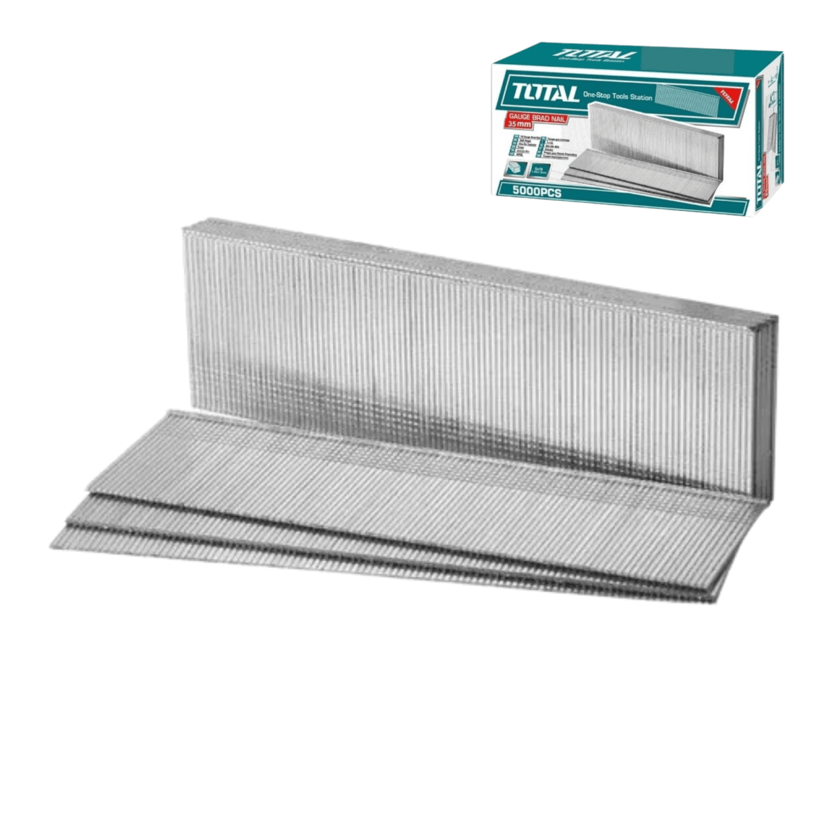 Clavos para clavadora neumática 35mm 5000 piezas Total1