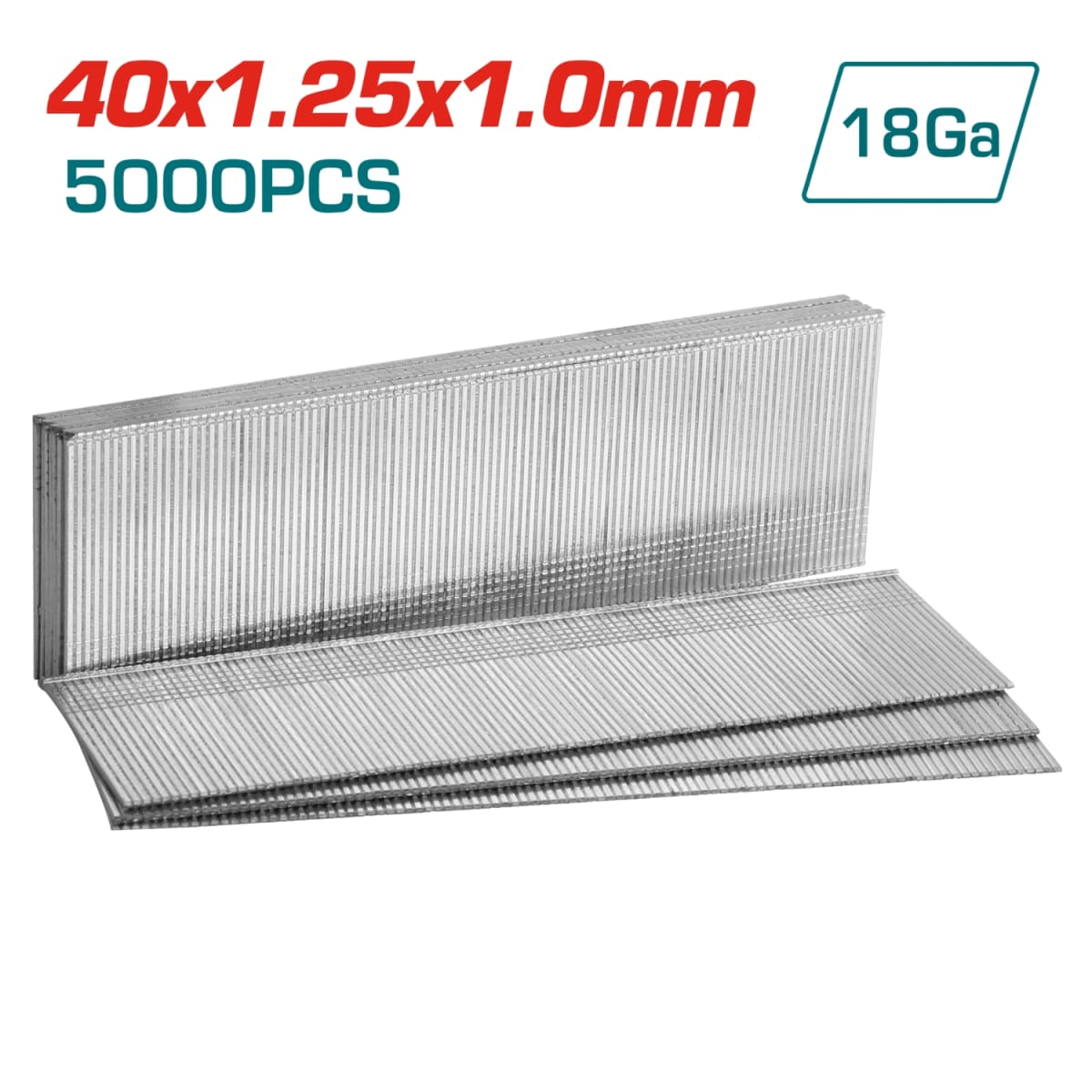 Clavos para clavadora neumática 40mm 5000 piezas Total2