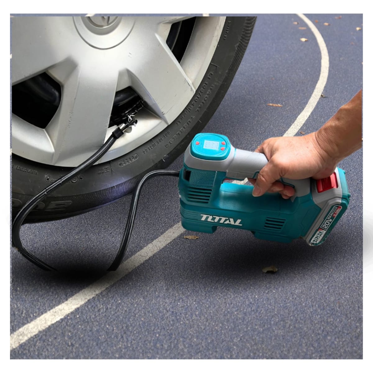 Compresor de aire digital 160psi 20v Total4