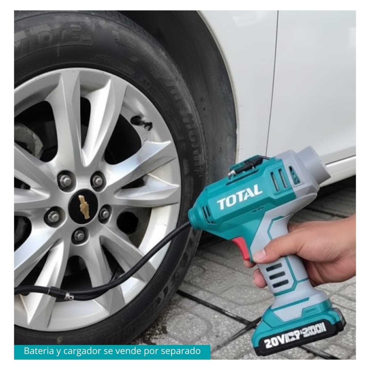 Mini Compresora Digital Inalambrico 160psi 20v Total3