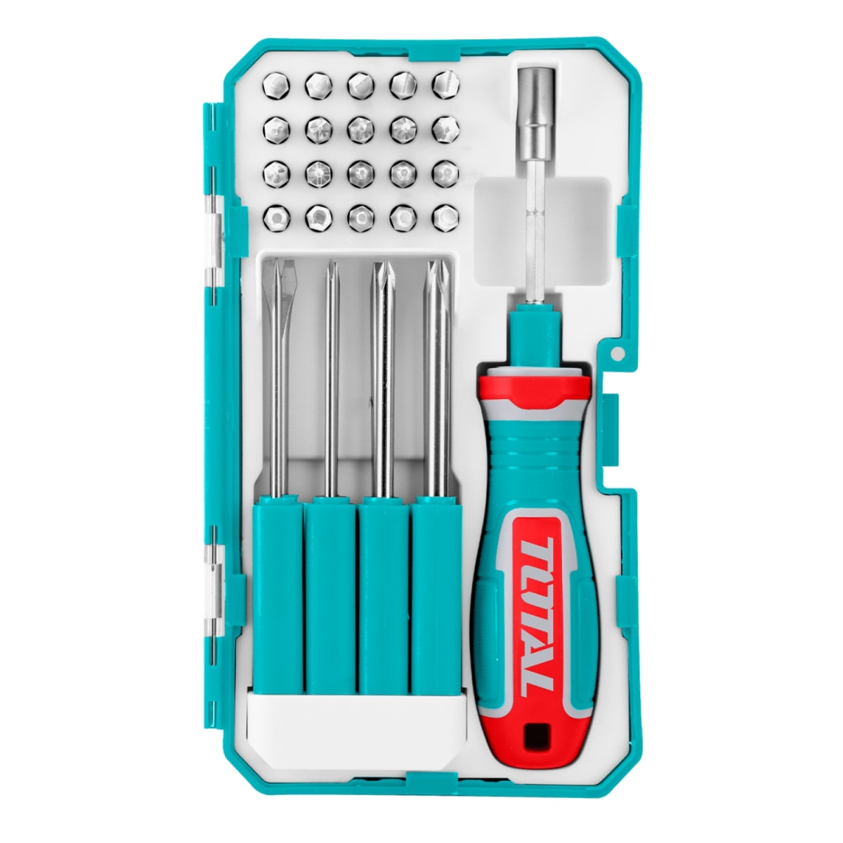 Set de Destornilladores Intercambiables Magnetico 30pcs Total1