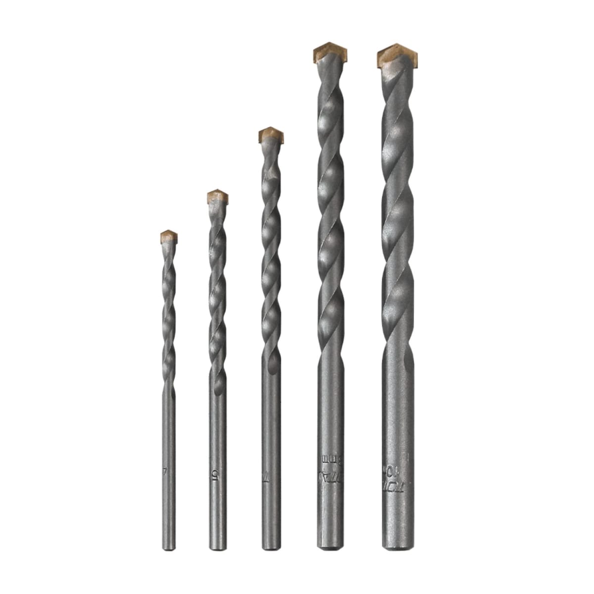 Jgo x 5pcs broca para concreto Total2