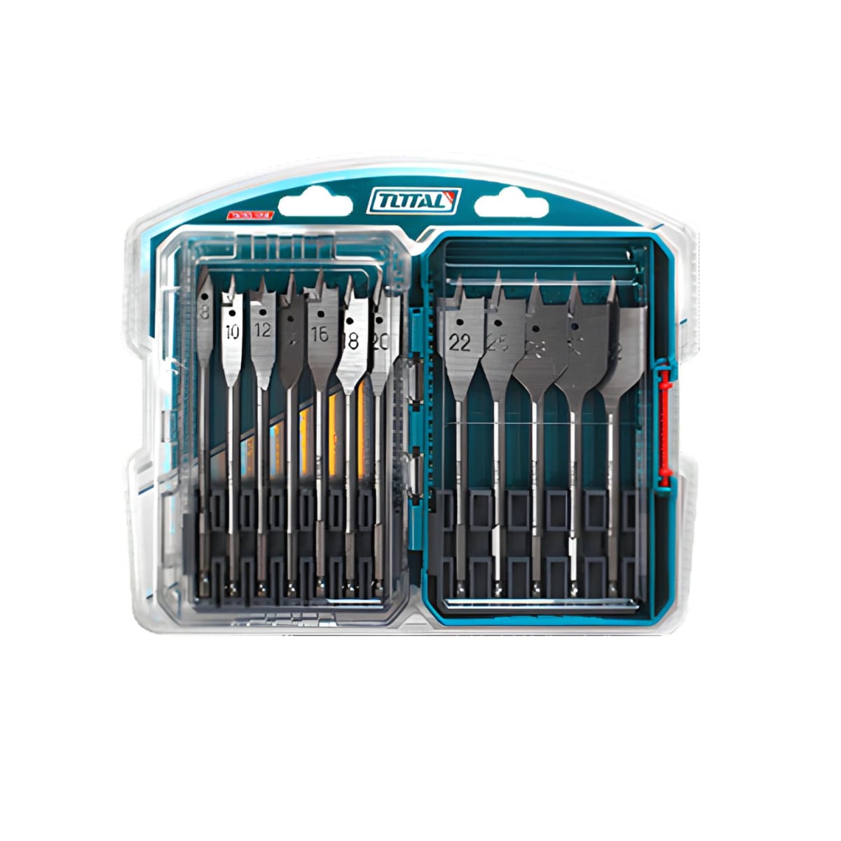 Jgo x12pcs broca paleta para madera Total3