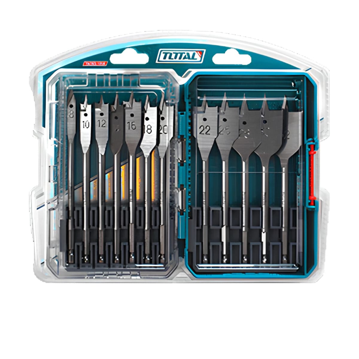 Jgo x12pcs broca paleta para madera Total3
