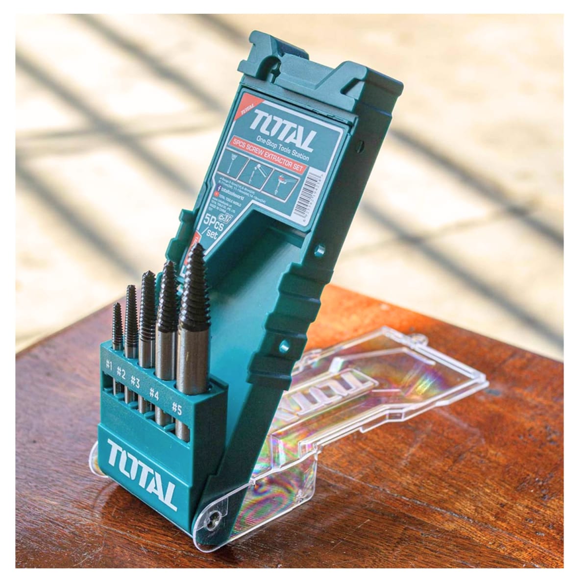 Extractor de tornillos 5 piezas Total5