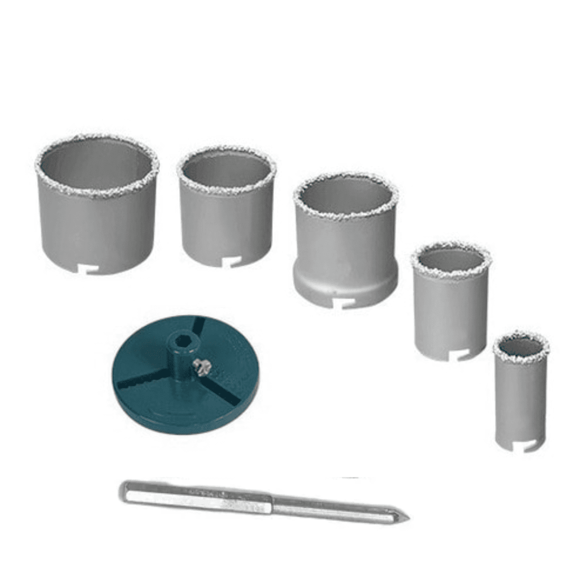 Set de sierras circulares para concreto 7 piezas Total2