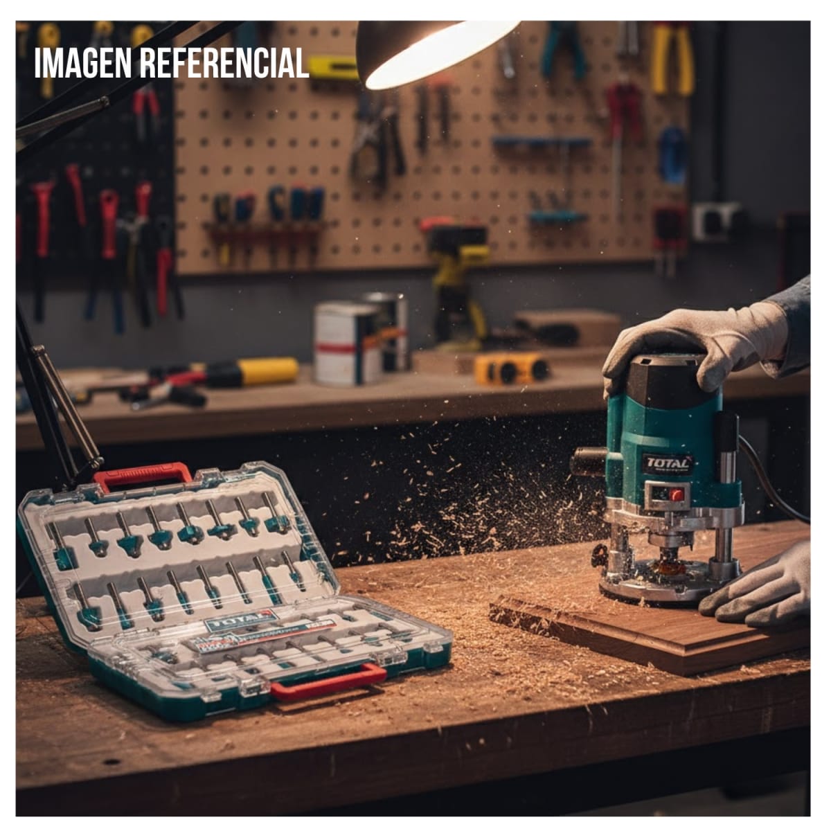 Set de Fresas 8mm 24pcs Para Ruteadora/Freseadora Total3