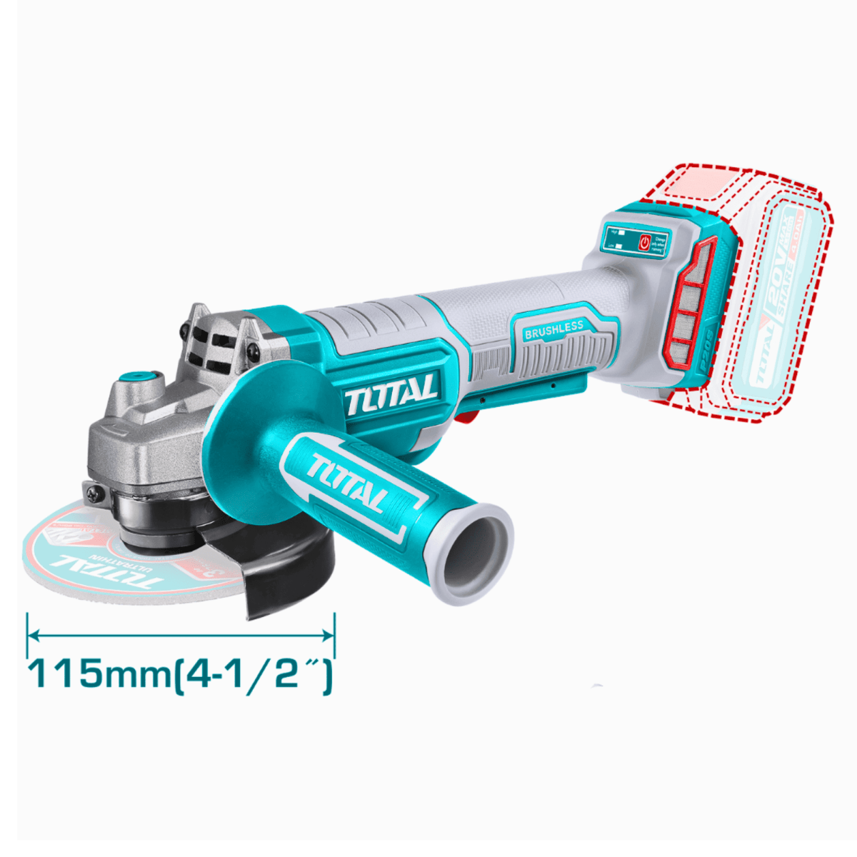 Amoladora angular 4 ½