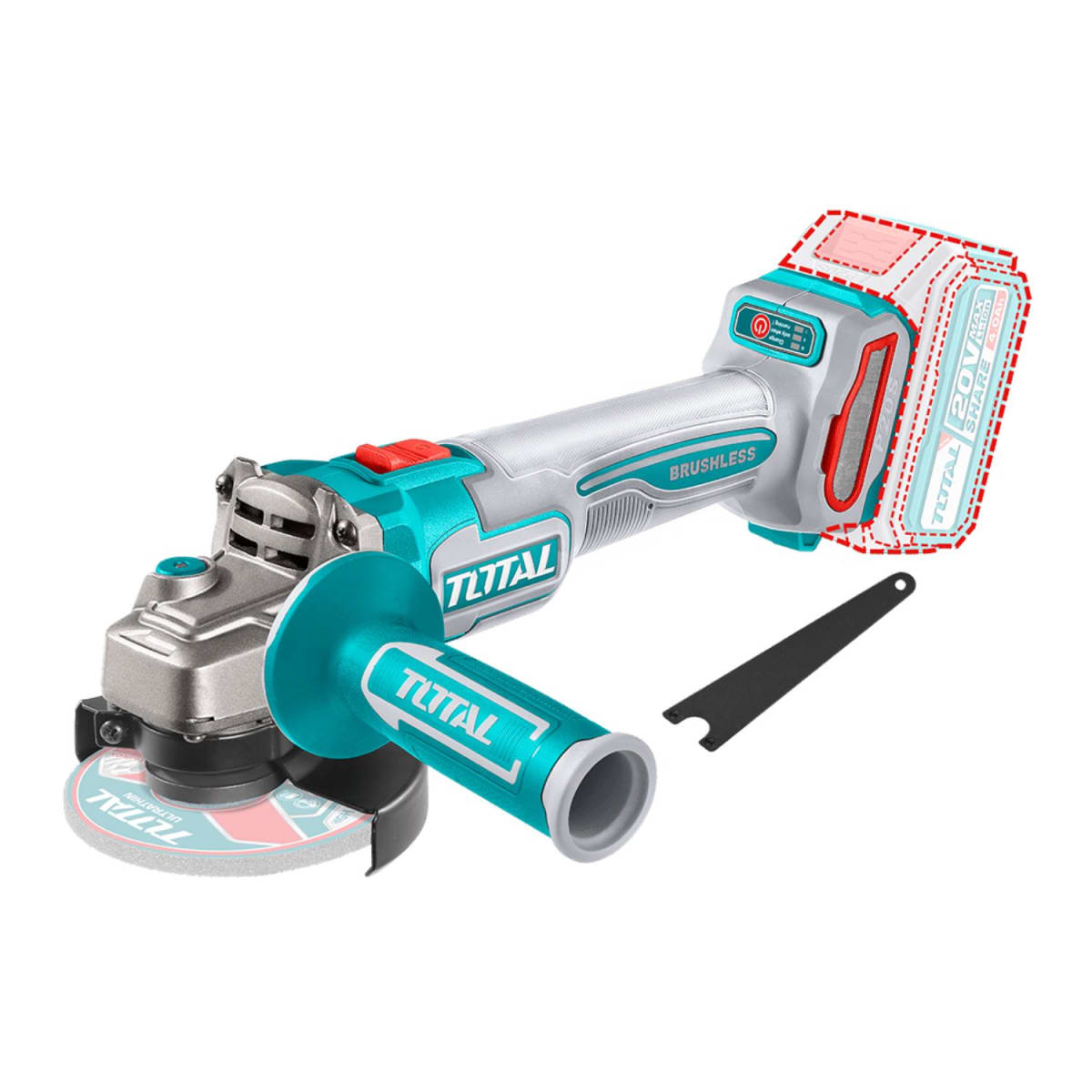 Rotormartillo sds 20v con bateria y cargador + Amoladora angular 4 ½