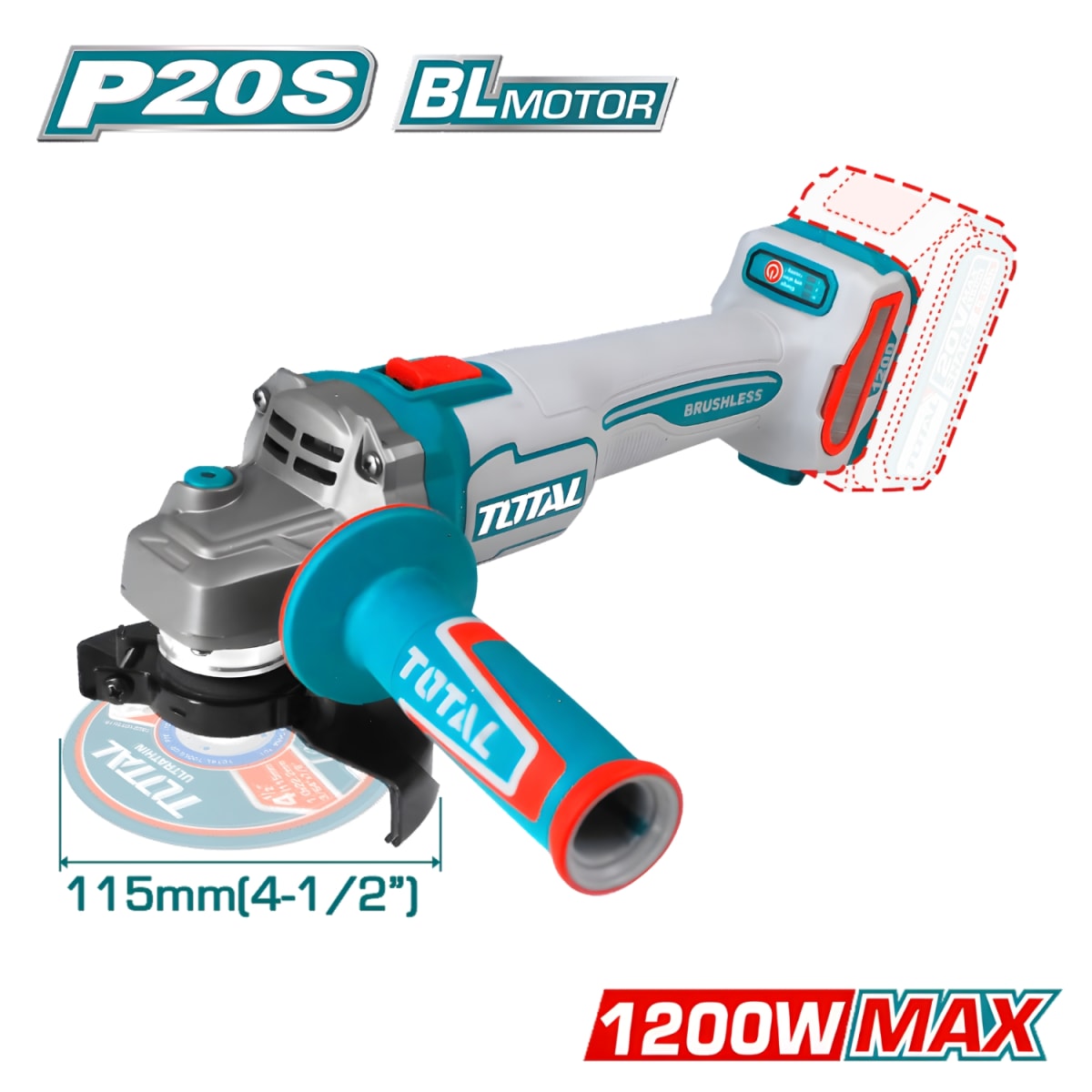 Amoladora 1200w 4½