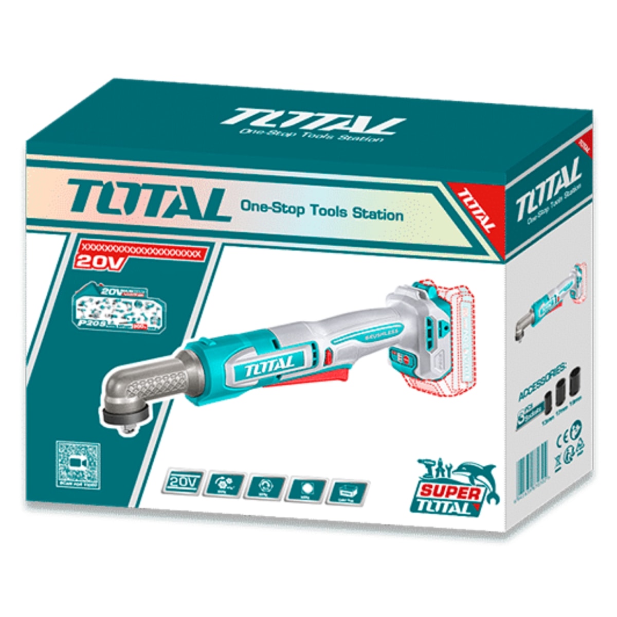 Llave de impacto recta 3/8