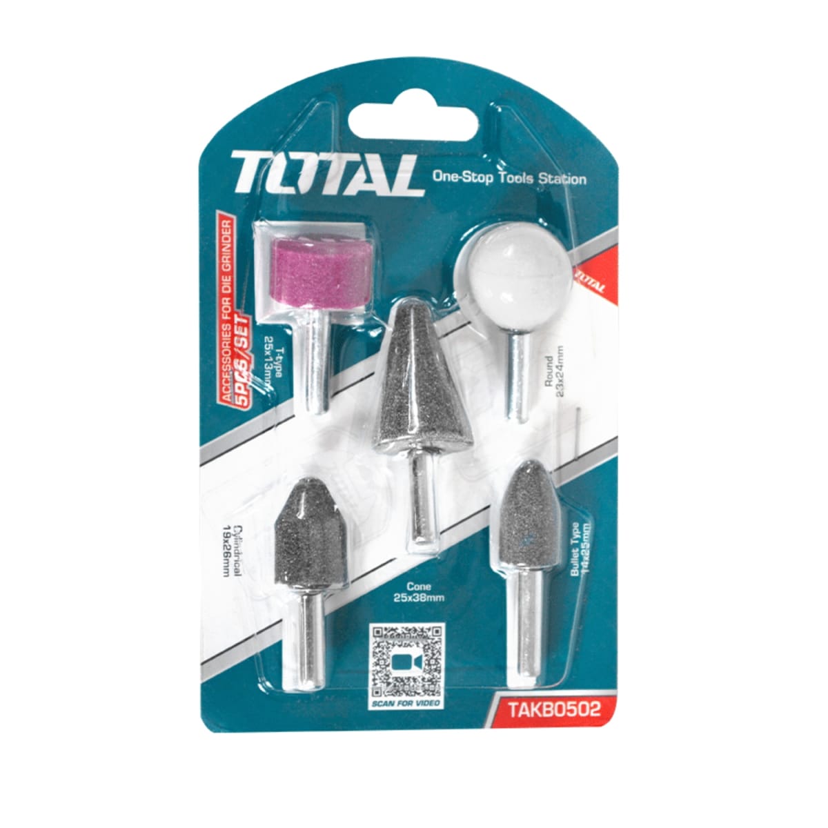 Accesorios para Rectificador 5pcs 6mm Total5