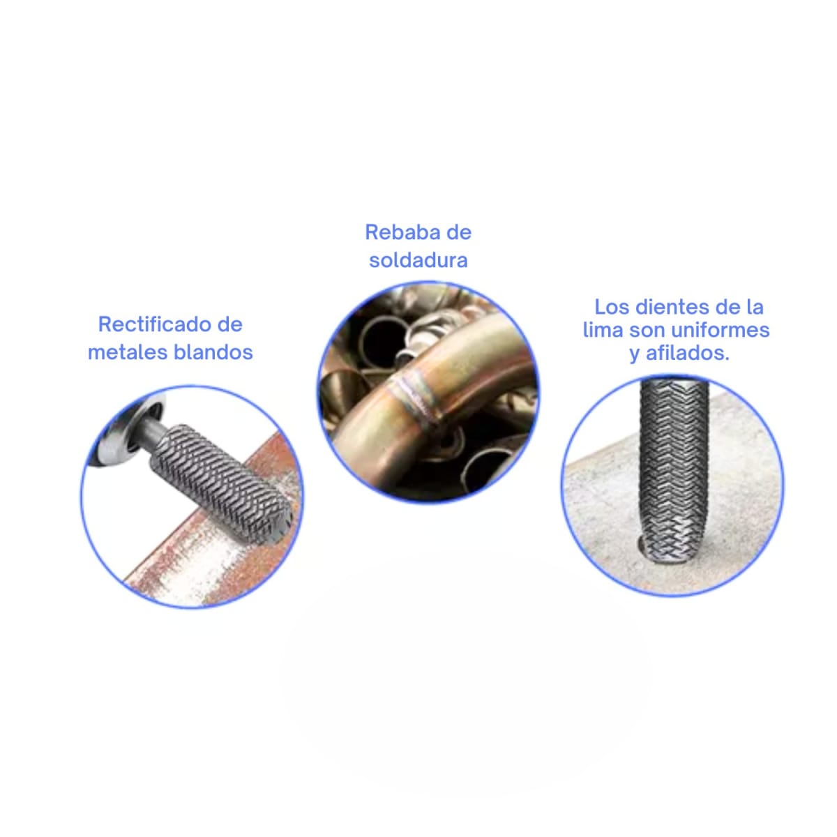 Juego De Fresas de carburo de Tungsteno 5pzas Total4