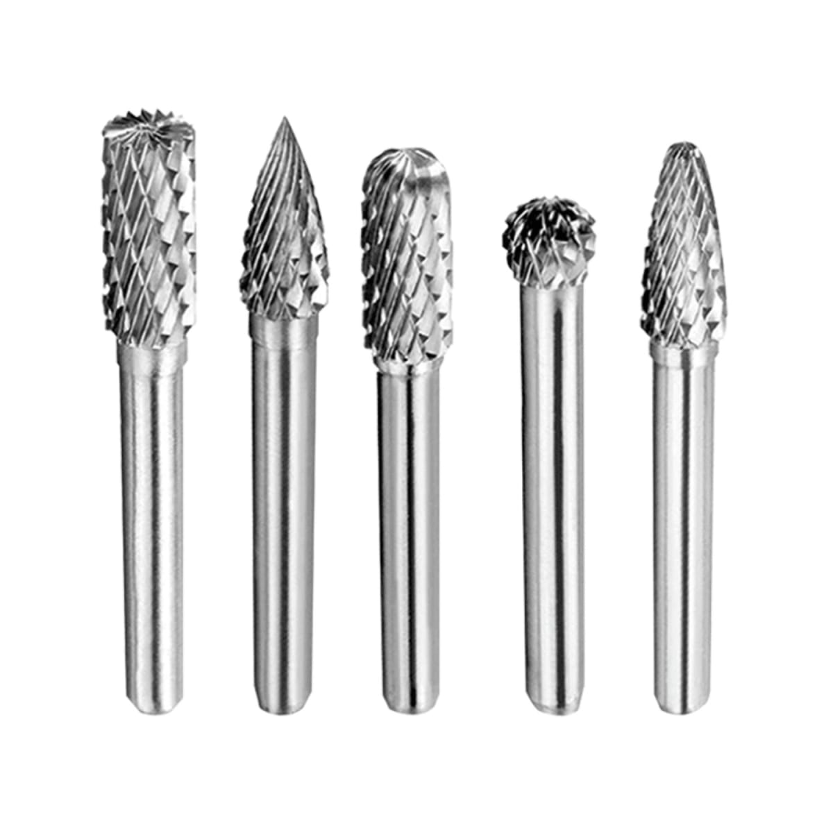 Juego De Fresas de carburo de Tungsteno 5pzas Total1