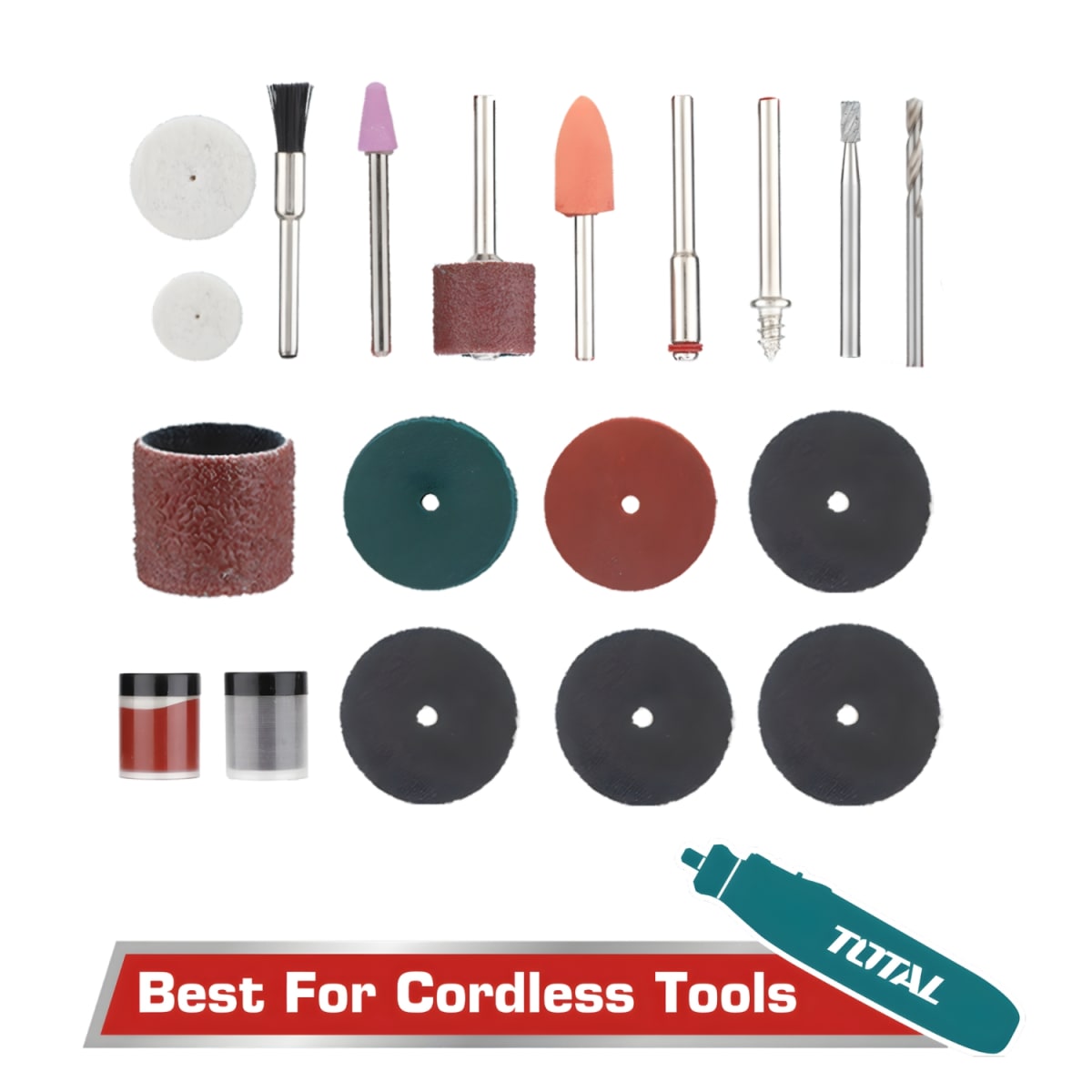 Accesorios para Mini Rectificador 81pcs 1/8'' Total3