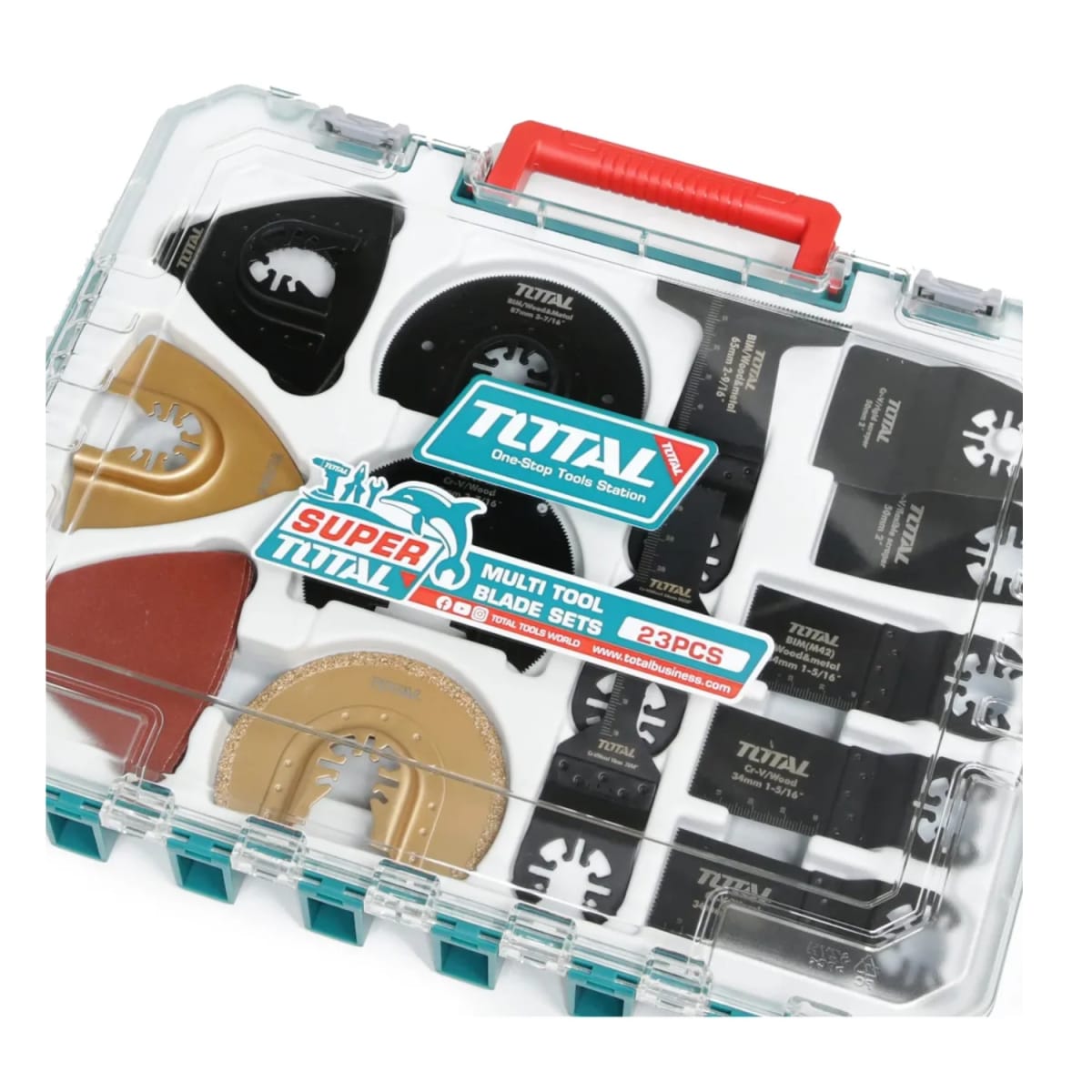 Kit de Accesorios para Herramienta Multifuncional x23pcs Total3