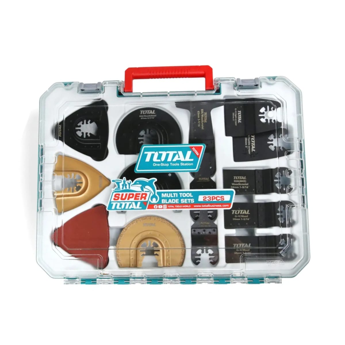 Kit de Accesorios para Herramienta Multifuncional x23pcs Total1