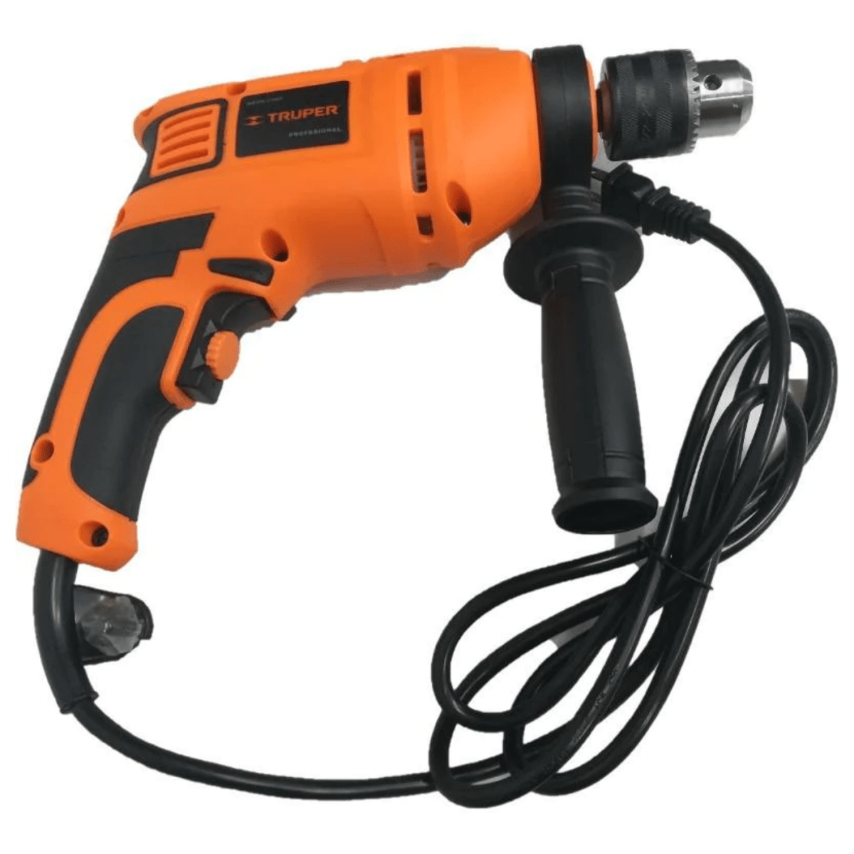 Taladro Percutor 600W + 3 brocas escalonadas Truper3