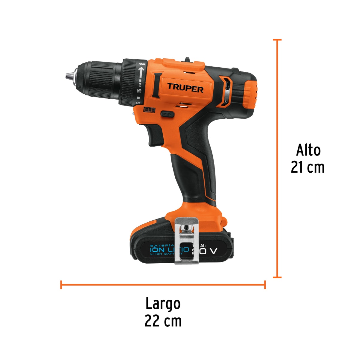 Taladro Inalámbrico 20V 1/2