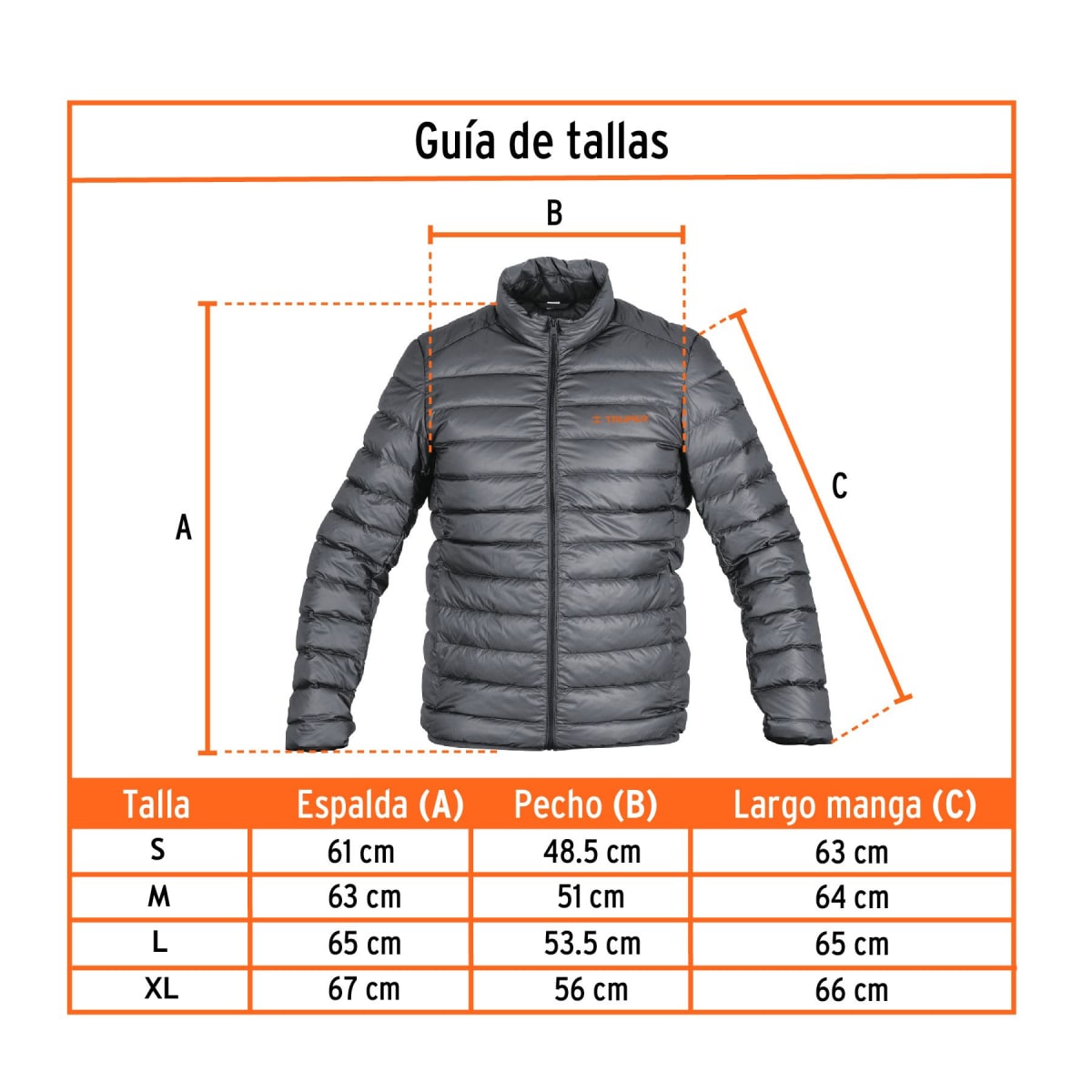 Casaca de plumas para dama, Truper3